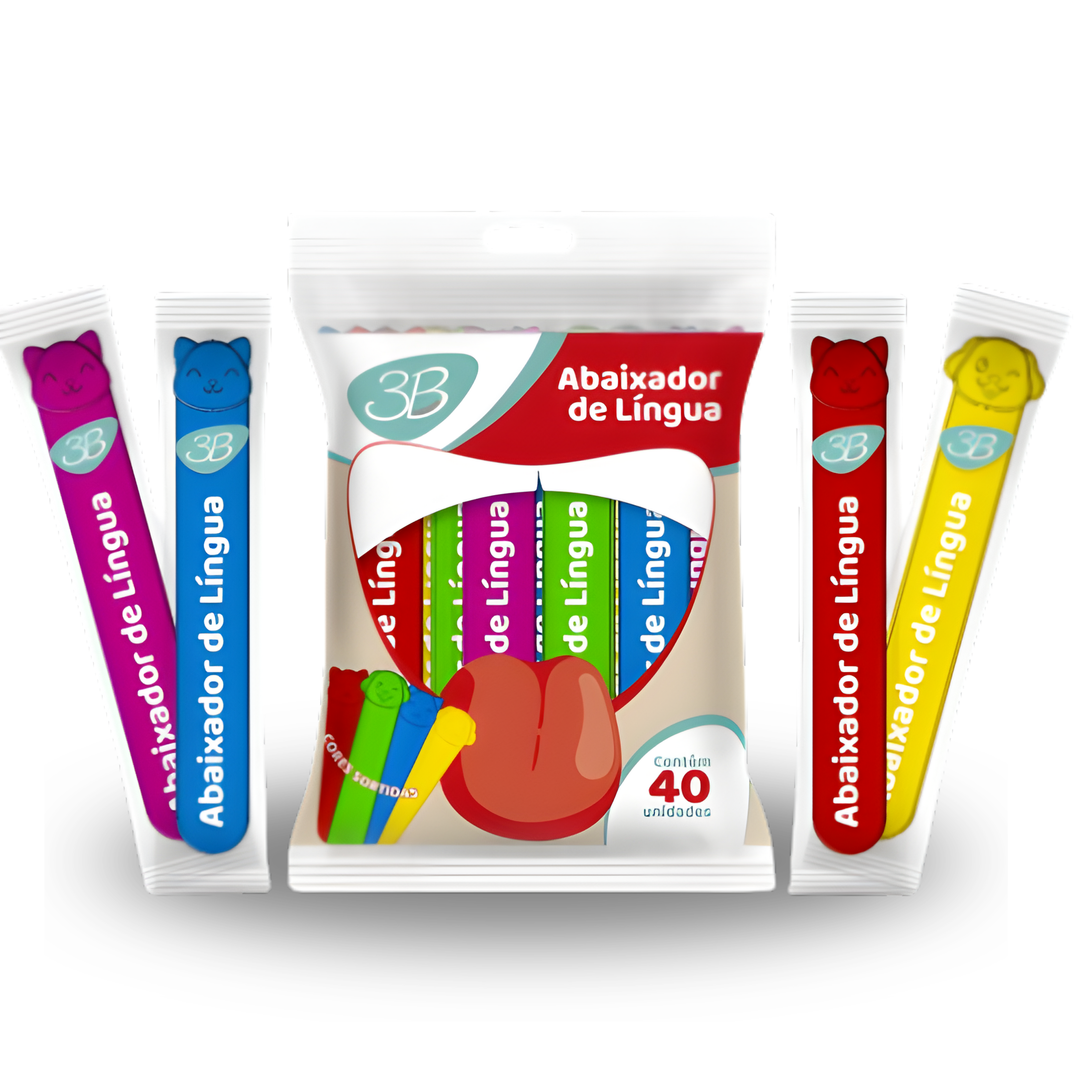 ABAIXADOR DE LÍNGUA PACOTE COM 40